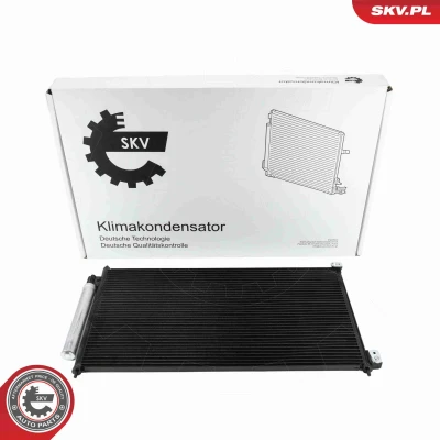 Abbildung von ESEN SKV 86SKV378 Klimakondensator mit Trockner Aluminium 692mm HONDA: Civic IX Limousine (FB, FG) 1.6 2011 2016