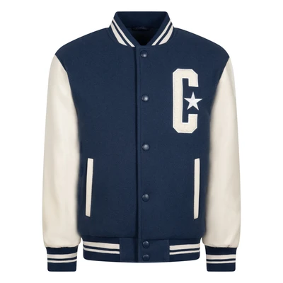 Abbildung von Converse Varsity Unisex Bomberjacke für Kinder, Größe: 128/140, Navy