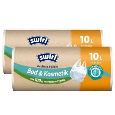 Abbildung von 2x Swirl Tragegriff Müllbeutel 10L (37 stk./Rolle)
