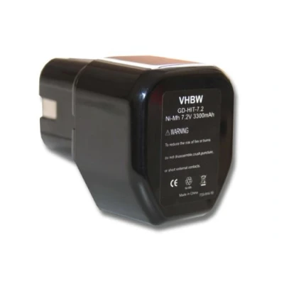 Abbildung von vhbw 1x Akku Ersatz für Hitachi EB712S, 325292, EB714S Werkzeug (3300 mAh, NiMH, 7,2 V)