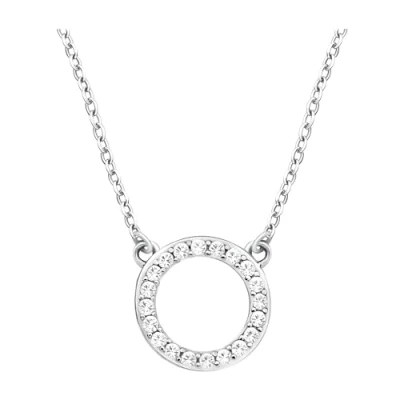 Abbildung von Sofia Milani Circle Halskette, Damen, Größe: One Size, Silver
