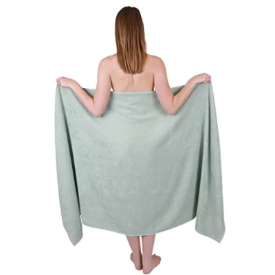 Abbildung von Betz Badetuch groß XXL Berlin Größe 100 x 200 cm Saunatuch, 100% Baumwolle (1 Badetuch, 1 St), Farbe jade