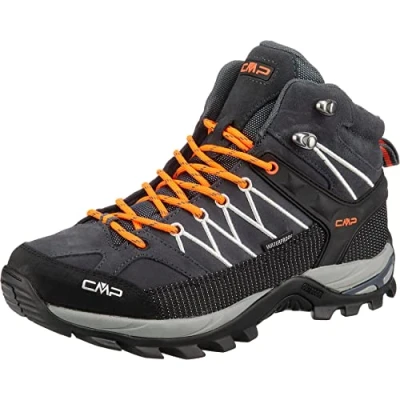 Abbildung von CMP Rigel MID Trekking Shoes WP Hikingschuh, Herren, Größe: 42, Antracite/flash orange Schuhe