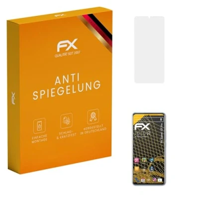Abbildung von atFoliX Panzerfolie kompatibel mit Xiaomi 12T Pro Schutzfolie, entspiegelnde und stoßdämpfende FX Folie (3X)