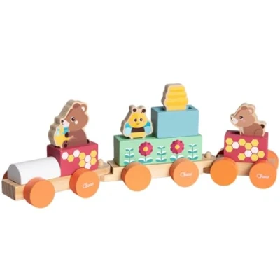 Abbildung von Gioco Montessoriano Chicco My Wood Friends Treno degli Orsetti