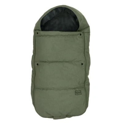 Abbildung von Novi Baby Uni Cozy Babyfußsack Winterfußsack Babyschale mit Reißverschluss Kuschelsack Babydecke Kinderwagen waschbar Kopfkissen verschließbar Tasche passend für alle