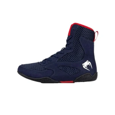 Abbildung von Venum Contender Boxing Shoes Unisex Trainingsschuh, Größe: 39, Navy blue/red Schuhe