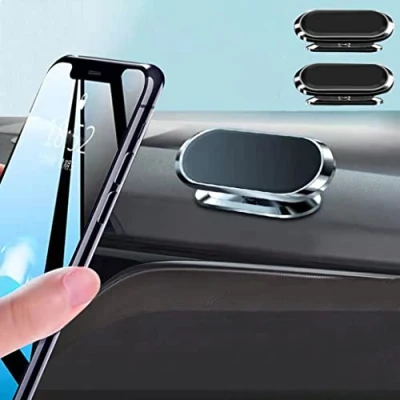 Abbildung von JXBCGAL Autohandyhalterung (2 Paar), magnetische Handyhalterung für Auto, Smartphone Halterung mit 360 drehbarem Magnet, geeignet Universal Handys (schwarz)