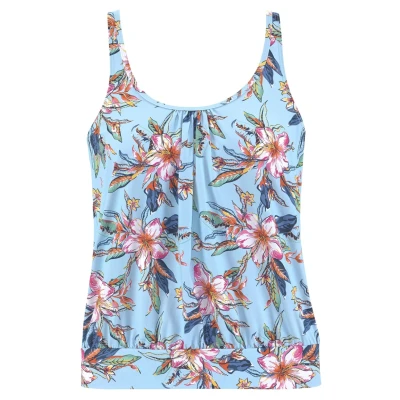 Abbildung von LASCANA Tankini Top &quot;Malia&quot;, mit lockerem Schnit und tropischem Print