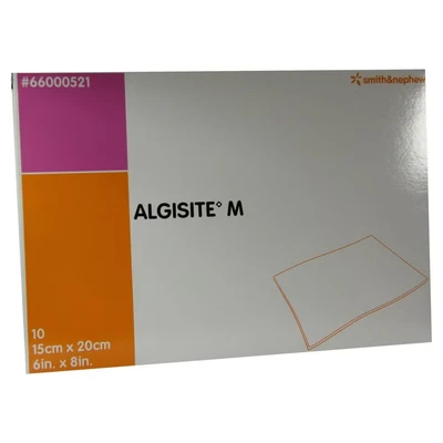 Abbildung von Algisite M Calciumalginat Wundaufl.15x20 10 St