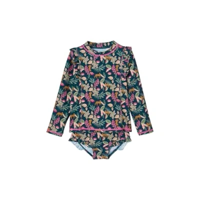 Abbildung von vertbaudet Badeanzug Mädchen Bade Set: Shirt mit UV Schutz &amp; Badehose