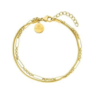 Abbildung von Purelei Sleekyunison Armband, Damen, Größe: One Size, Goldfarben
