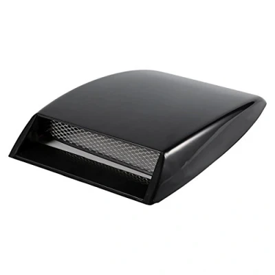Abbildung von Keenso Universal Auto Dekorative Luftzug Ansaughaube Scoop Motorhaube Vent Aufkleber Abdeckung(Schwarz)