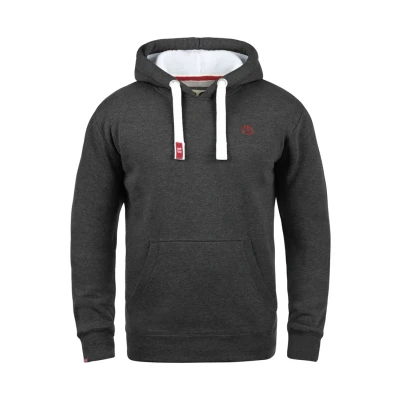 Abbildung von Solid Sdbennhood Kapuzenpullover, Herren, Größe: Medium, Anthracite