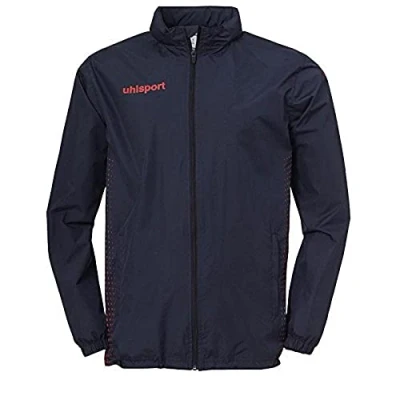 Abbildung von Uhlsport Herren Score Regenjacke Jacke, Marine/Fluo rot, XXXL