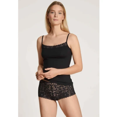 Abbildung von Calida Natural Comfort Unterhemd/shirt, Damen, Größe: 40/42, Black