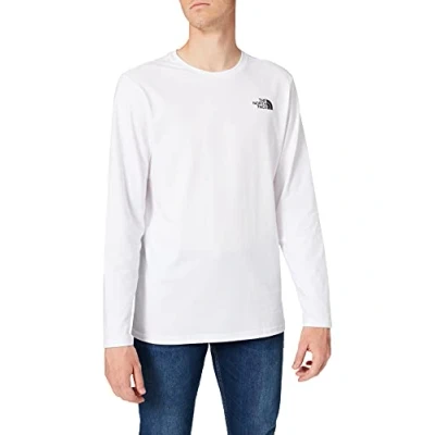 Abbildung von The North Face Herren Langarmshirt Easy Langarmshirt, Tnf White, XS, T92TX1FN4