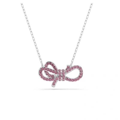Abbildung von Swarovski Kette mit Anhänger Schmuck Geschenk Halskette Lifelong Bow Anhänger, Schleife, 5723556, Swarovski® Kristall