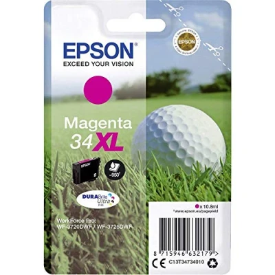 Abbildung von Epson 34XL gelb tintenpatrone 10,8ml C13T34744010 original