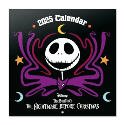 Abbildung von Kalender 2025 Wandkalender Grupo Erik Disney The Nightmare Before Christmas Familienplaner 30 x cm Jahreskalender 12 Monate Offizieller Fanartikel