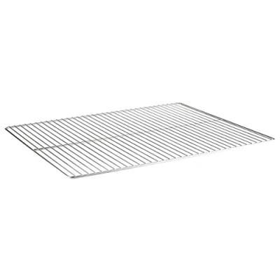Abbildung von APS GN 2/3 Rost, Küchenrost, Küchenhelfer, Küchengitter, elektrolytisch poliert, Drahtstärke 3mm, Rahmendraht 6mm, 32,5 x 35,4 cm, Edelstahl 18/10, extra schwere Qualität