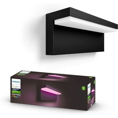 Abbildung von Philips Hue Nyro Wandleuchte White and Color Schwarz