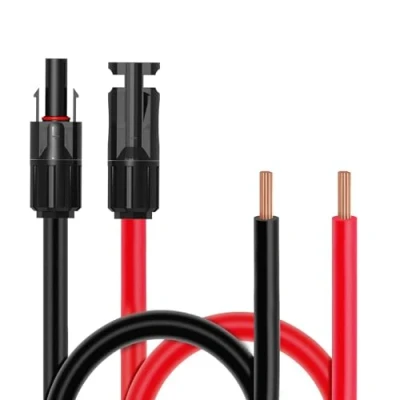 Abbildung von ECO WORTHY Solarkabel 4mm²,Solarkabel Verlängerungskabel 5m,Photovoltaik kabel,pv kabel 4mm2,Solarstecker,IP67 wasserdichtem Stecxianker (11AWG/4mm² 5m)