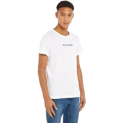 Abbildung von Tommy Hilfiger TEE Tshirt print, Herren, Größe: XS, White