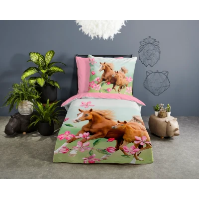 Abbildung von PURE luxury collection Kinderbettwäsche &quot;Melice&quot;, (2 tlg.), Trocknet schnell