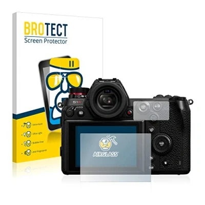 Abbildung von BROTECT Schutzglas für Panasonic Lumix DC S1R Schutzfolie Panzer Folie Glas [Extrem Kratzfest 9H, Anti Fingerprint, Ultra Transparent]