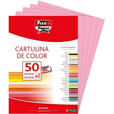 Abbildung von Fixo 11120353 Pack 50 Bögen, A3, Rosa