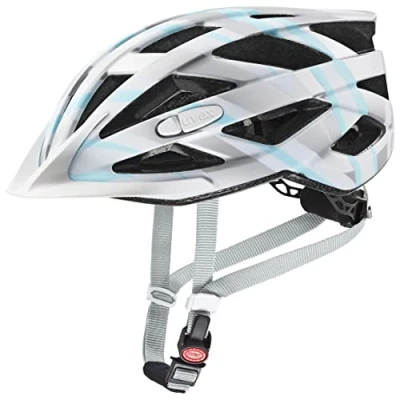 Abbildung von uvex air wing cc leichter Allround Helm für Damen und Herren individuelle Größenanpassung erweiterbar mit LED Licht cloud silver 56 60 cm
