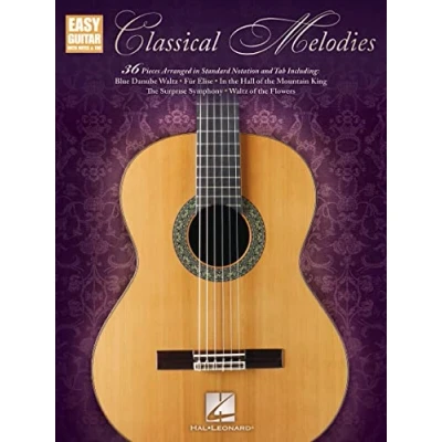 Abbildung von Classical Melodies: Easy Guitar With Notes &amp; Tab: Noten, Sammelband, Tabulatur für Gitarre