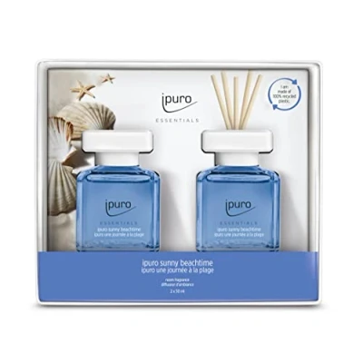 Abbildung von ipuro Raumduft Grapefruit, Zitrone, Minze, Jasmin, Lilie, Rose, Weißer Moschus, Tonkabohne 2x 50 ml