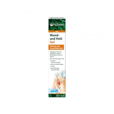 Abbildung von Hübner Original silicea Silicium Gel Kieselsäure Gelkühlend entzündungshemmend Bei Hautreizungen wie Sonnenbrand, Pickeln, Insektenstichen 50ml
