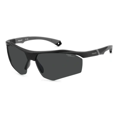 Abbildung von POLAROID Mens PLD 7055/S Sunglasses, Matte Black, 68