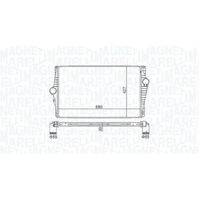 Abbildung von MAGNETI MARELLI 351319205220 Ladeluftkühler VOLVO: XC90 I