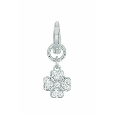 Abbildung von amor Kleeblatt Charm, Damen, Größe: One Size, Silber
