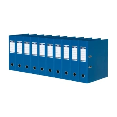 Abbildung von Elba Ordner A4, Strong Line, 8 cm breit, Kunststoff innen und außen, blau, 10 Stück