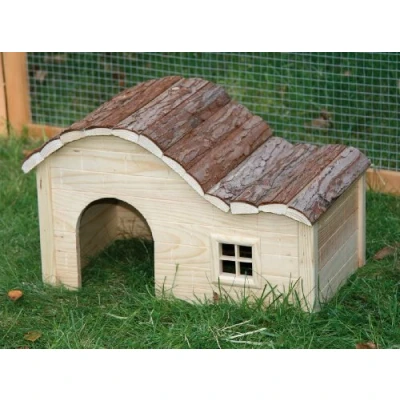 Abbildung von Kerbl NATURE Häuschen Welle Holz 40x25x24cm