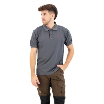 Abbildung von Fjällräven Crowley Poloshirt, Herren, Größe: Small, Grau