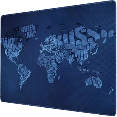 Abbildung von Sidorenko Gaming Mauspad Mousepad spezielle Oberfläche verbessert Geschwindigkeit und Präzision rutschfest Blau