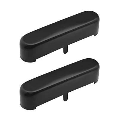 Abbildung von Create idea 2 STÜCKE Gitarrenhals Pickup Abdeckung, Kompatibel mit TL Tele Telecaster Stil E Gitarren Ersatzzubehör, Metall, Schwarz