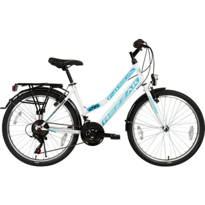 Abbildung von Rezzak Cityrad 26 Zoll Damen Mädchen Kinder Fahrrad City 21 Gang Shimanoschaltung, Shimano, Kettenschaltung