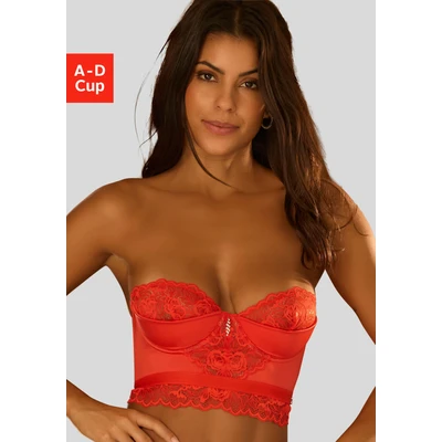 Abbildung von Lascana Corsage Bügel BH, Damen, Größe: 70B, Red