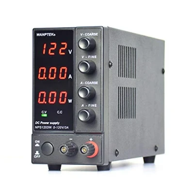 Abbildung von Labornetzteil, 360W 0 120V 3A Regelbares DC Labornetzgerät Netzgerät Labornetzteil Stabilisiert Regelbare Stromversorgungen