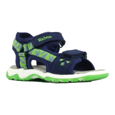Abbildung von Richter Sandale, Sommerschuh, Klettschuh, Sandalette, mit weicher Lederinnensohle