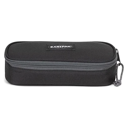 Abbildung von Eastpak Federmäppchen, oval, 22 cm, Kontrastqualität, Grau (Schwarz), Kontrastgrad: Grau, 5 x 9, Klassisch