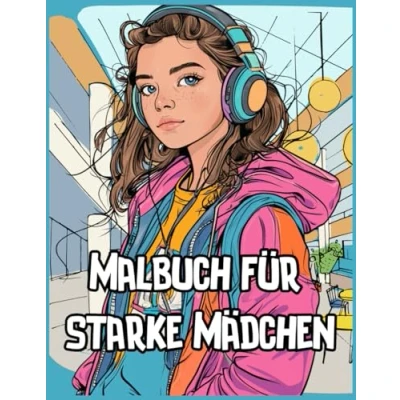 Abbildung von Malbuch für starke Mädchen: 50 kreative Ausmalmotive ab 12 Jahren Selbstbewusstsein, Kreativität und Power!