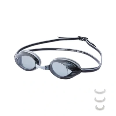 Abbildung von Amazon Basics Unisex Erwachsenen Schwimmbrille, Einheitsgröße, Silber